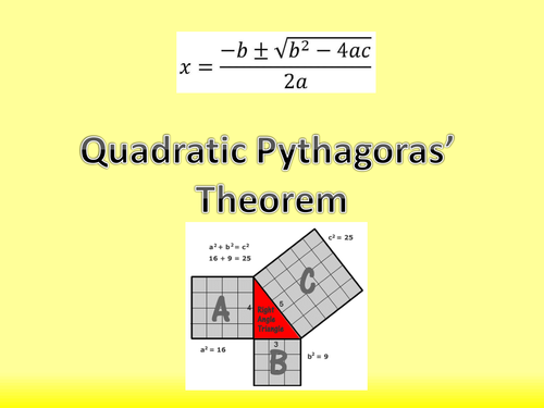 Quadratic Pythagoras' Theorem