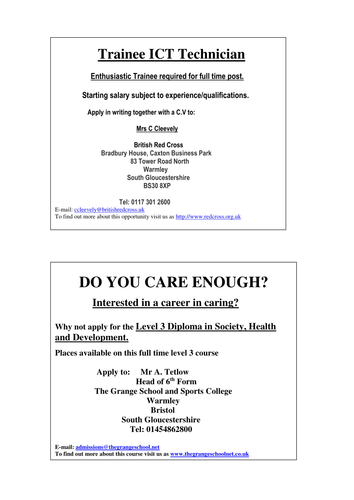 Writing a Cover Letter (3) by jlmchugh86 - UK Teaching Resources - TES