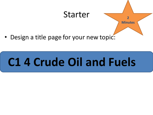 C1 4.1 Fuels from crude oil