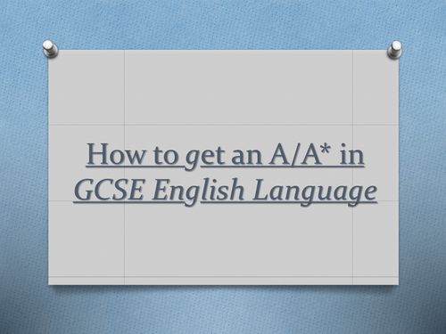 how-to-get-an-a-in-english-teaching-resources