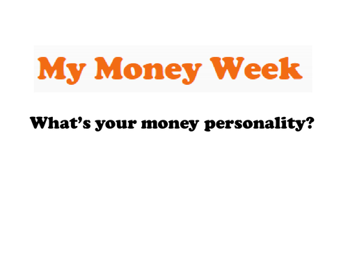 My Money Week 2013 - Additional resources