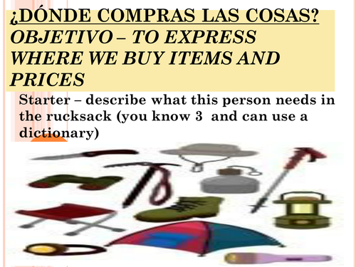 KS3 Spanish Module 4 Aventura Nueva 1