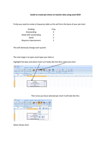 guide to creating pie charts in excel 2010