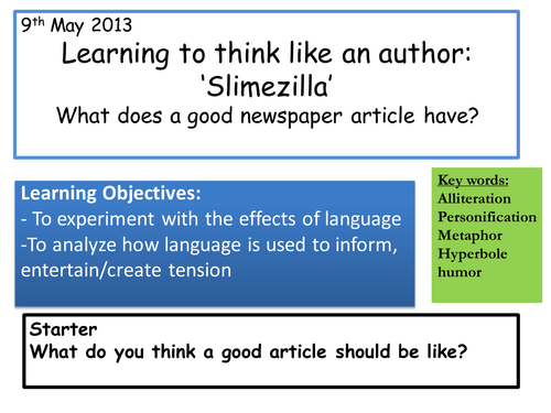 English Language Unit 1 Language Analysis