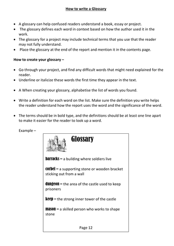 Creating own projects