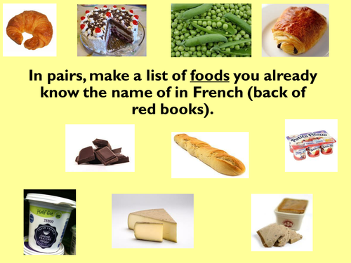 Various starters and plenaries y8 food & drink