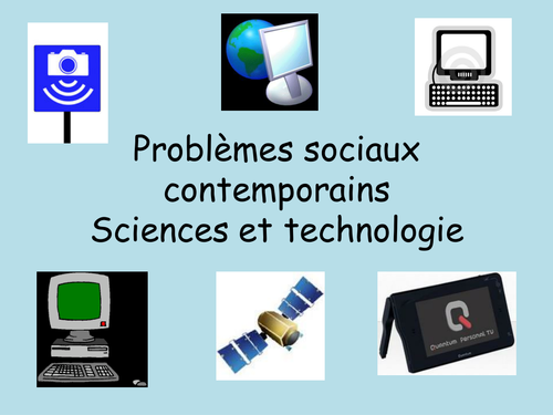 French - Science and Technology - revision