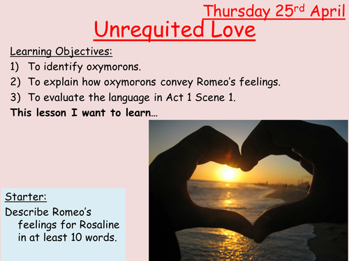 Romeo and Rosaline Act 1 Scene 1