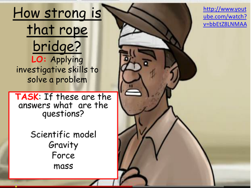 KS3 Physics: How strong is that rope bridge?