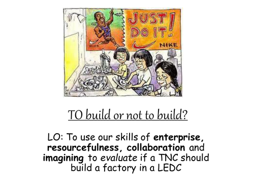 KS3 Geography: TNC Build