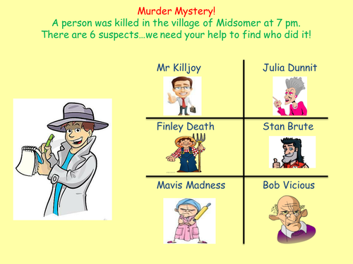 Multiplying Decimals Murder Mystery