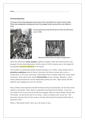 An Overview Of The Great Depression Commonlit Answer Key Pdf + My PDF Collection 2021