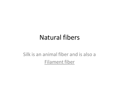 Silk Fiber
