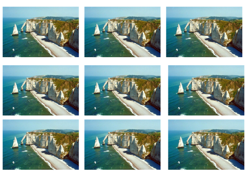 Pictures of Paris, Marseille, Normandie