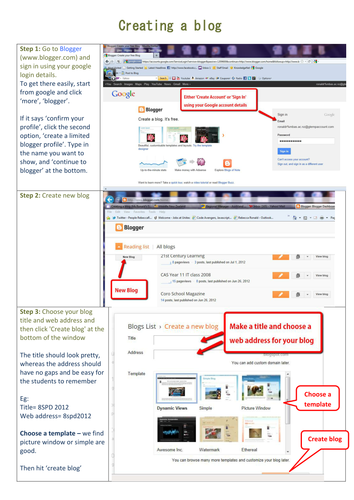 How to create a Blogspot blog - for beginners