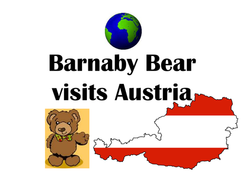 Barnaby Bear visits Austria