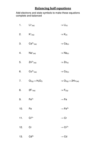 Quantitative electrolysis