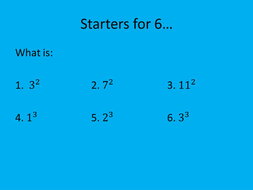 Indices - The Index Laws