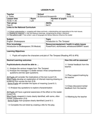 Introduction to The Tempest