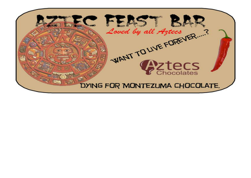 Persuasive Writing, Text, Aztec Advert - Chocolate