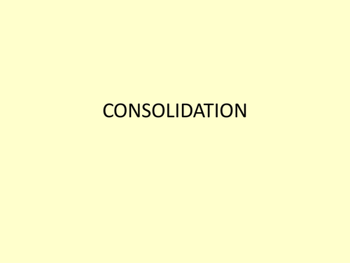 Ebert's Consolidation