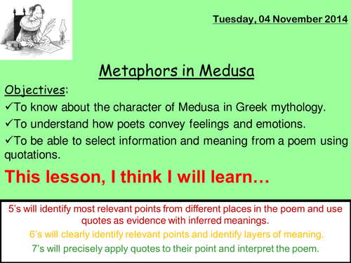 Analysis of Duffy's poem Medusa