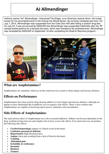 Drugs in Sport Lesson