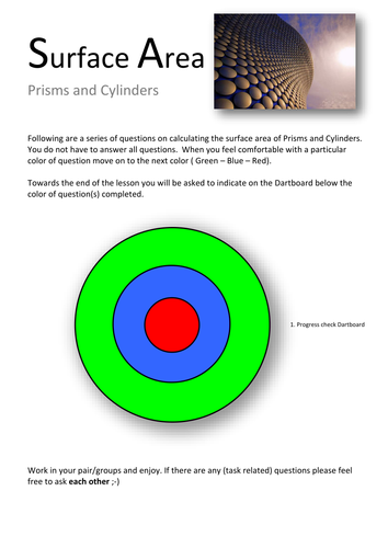 Surface Area of Prisms and Cylinders Functional