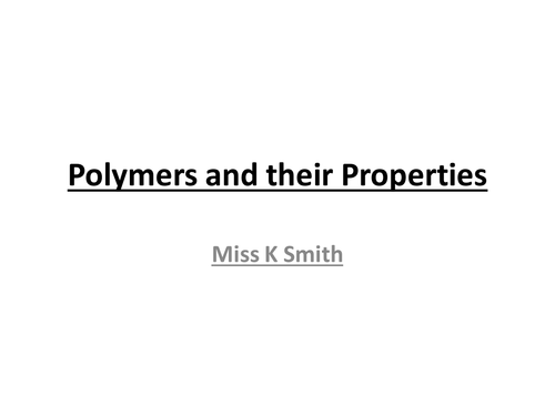 Polymers (LDPE, HDPE, Thermosetting/softening)