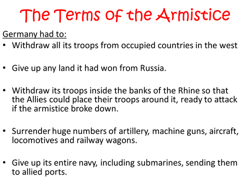 The Armistice