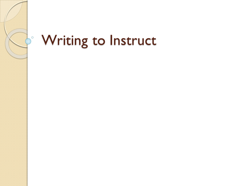 writing-to-instruct-teaching-resources