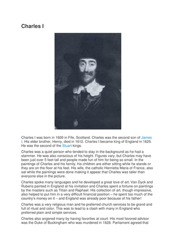 Stuart Rulers Overview