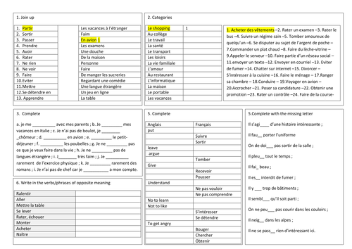 GCSE revision quickie across all topics