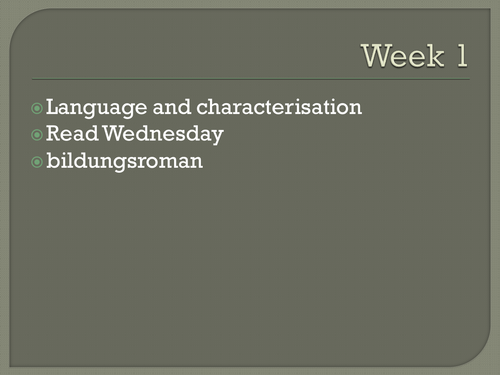 SOW on 'Martyn Pig' by Kevin Brooks