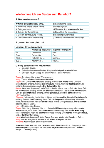 Harry Styles will zum Bahnhof DIALOG