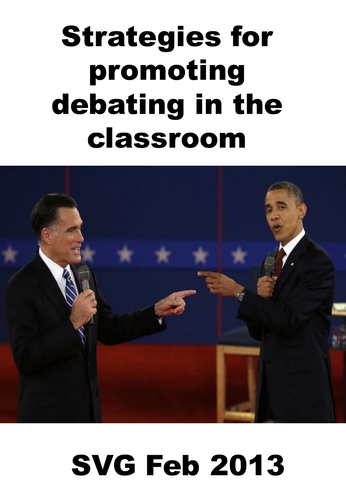 Debating strategies for the classroom