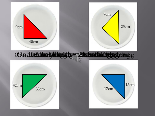KS3 Math Pythagorean Triples Cookie Monster