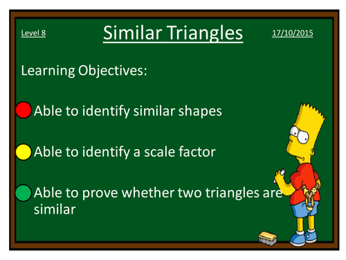 KS3/KS4 Math Similar Triangles