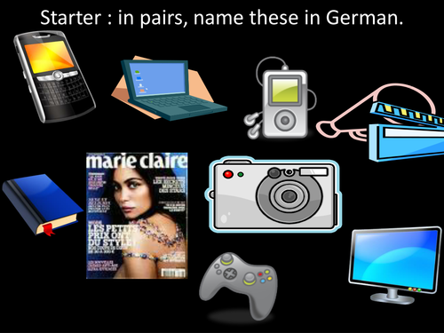 Edexcel German GCSE Module 1 units 1-4