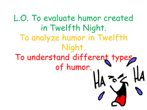 Exploring Humor in Twelfth Night | Teaching Resources