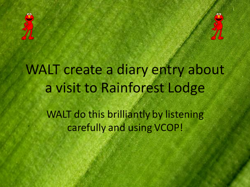 Rainforest creative writing ks2 picture