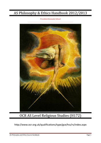 Handbook for OCR Philosophy and Ethics