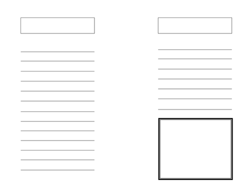 template word in fact hotel sheet Teaching template   Blank 'Fact bamels booklet File' by