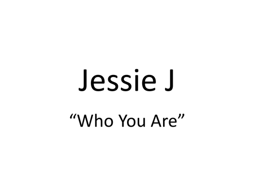 Self image/knowledge slideshow assembly or PSHE