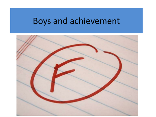 Boys and achievement