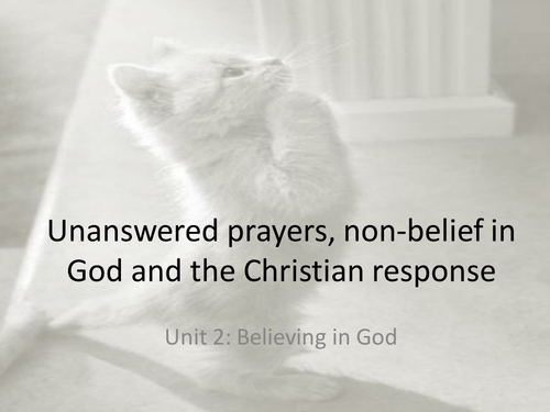Unanswered prayers and the Christian response