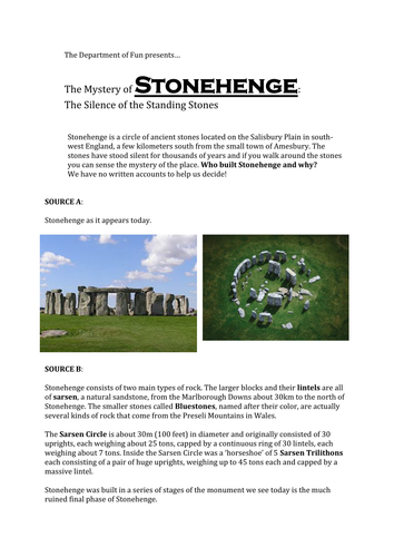 Stonehenge: The Silence of the Stones