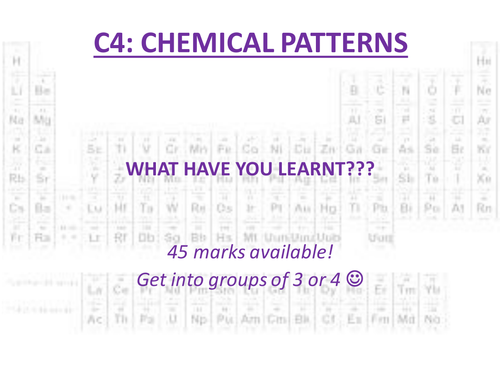 OCR 21st Century C4 revision