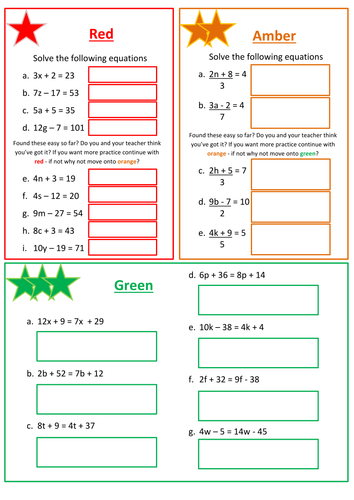 problem solving linear equations worksheet