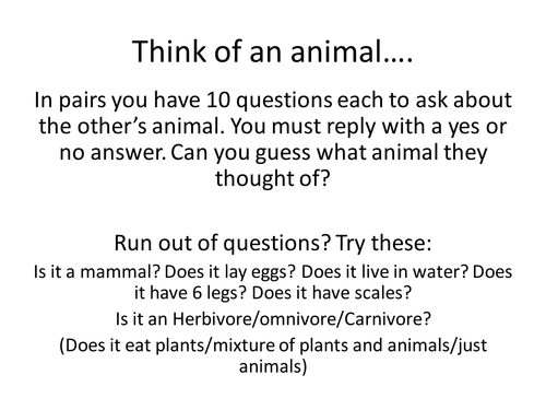 Classification and Dichotomous Key Lesson